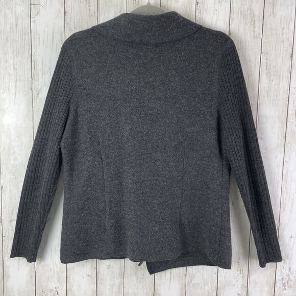 Mercer & Madison 100% Wool Cardigan Sweater Women’s S Single Button Dk G… - Picture 6 of 8